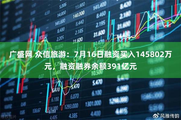 广盛网 众信旅游：7月16日融资买入145802万元，融资融券余额391亿元