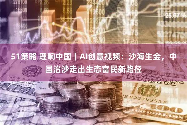 51策略 理响中国｜AI创意视频：沙海生金，中国治沙走出生态富民新路径